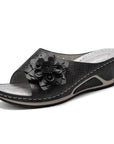 Helvano | Offene Sandalen mit Fussbett für Damen