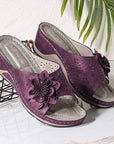 Helvano | Offene Sandalen mit Fussbett für Damen