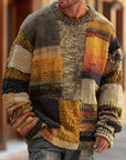 Helvano | Strickpullover mit abstraktem Muster für Herren