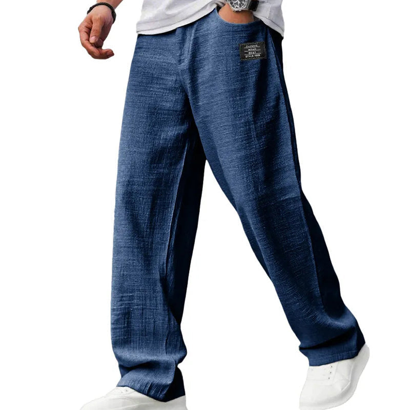 Helvano | Herren Leinenhose in Mischgewebe