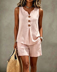 Helvano | Zweiteiliges Shorts-Set für Damen