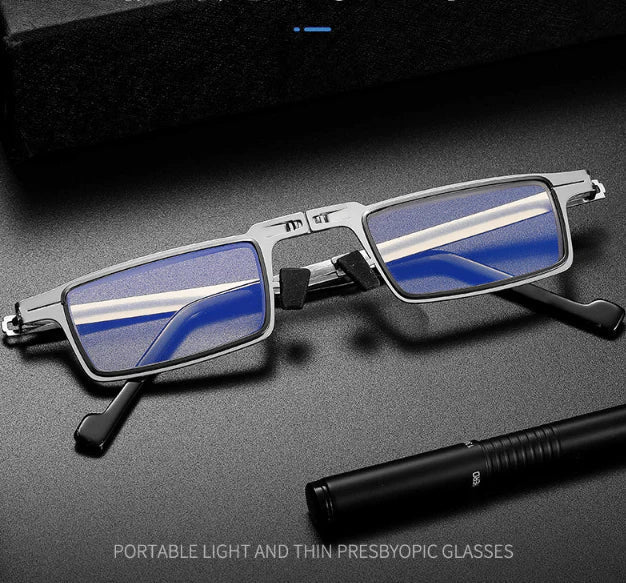 Helvano | Faltbare Lesebrille aus Titan, ultraleicht
