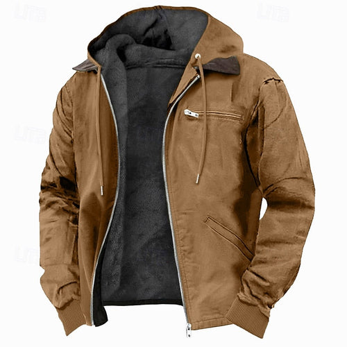 Helvano | Kapuzenjacke mit Fleecefutter für Herren