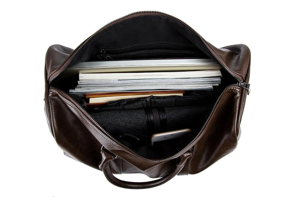 Helvano | Reisetasche aus Leder mit grossem Volumen