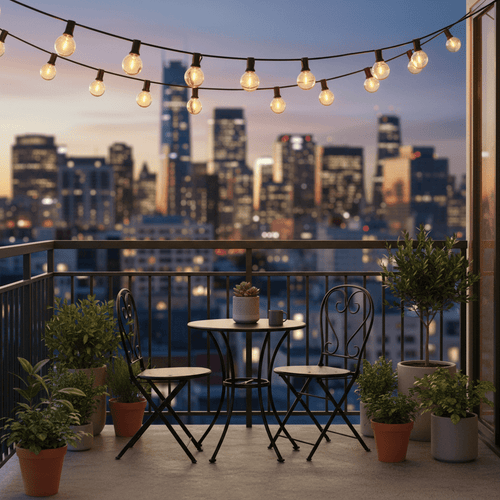 Helvano | Lichterkette mit runden Glühbirnen für Garten & Terrasse