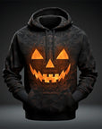 Helvano | Halloween Hoodie mit Grafik-Print für Herren