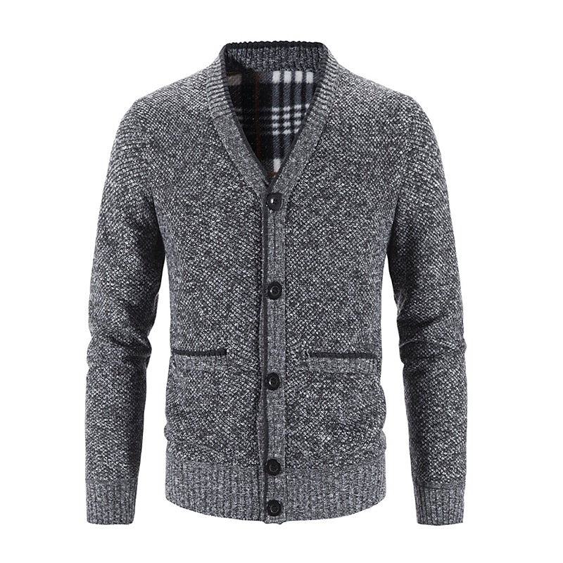 Helvano | Strickjacke mit V-Ausschnitt für Herren