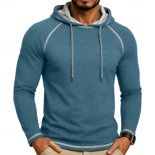 Helvano | Klassischer Kapuzenpullover mit Kordelzug für Herren