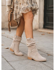 Helvano | Slouchy-Stiefeletten mit Schnalle für Damen