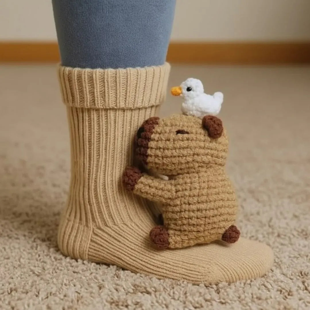 Helvano | Kuschelige Tiermotiv-Socken für Erwachsene
