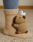 Helvano | Kuschelige Tiermotiv-Socken für Erwachsene