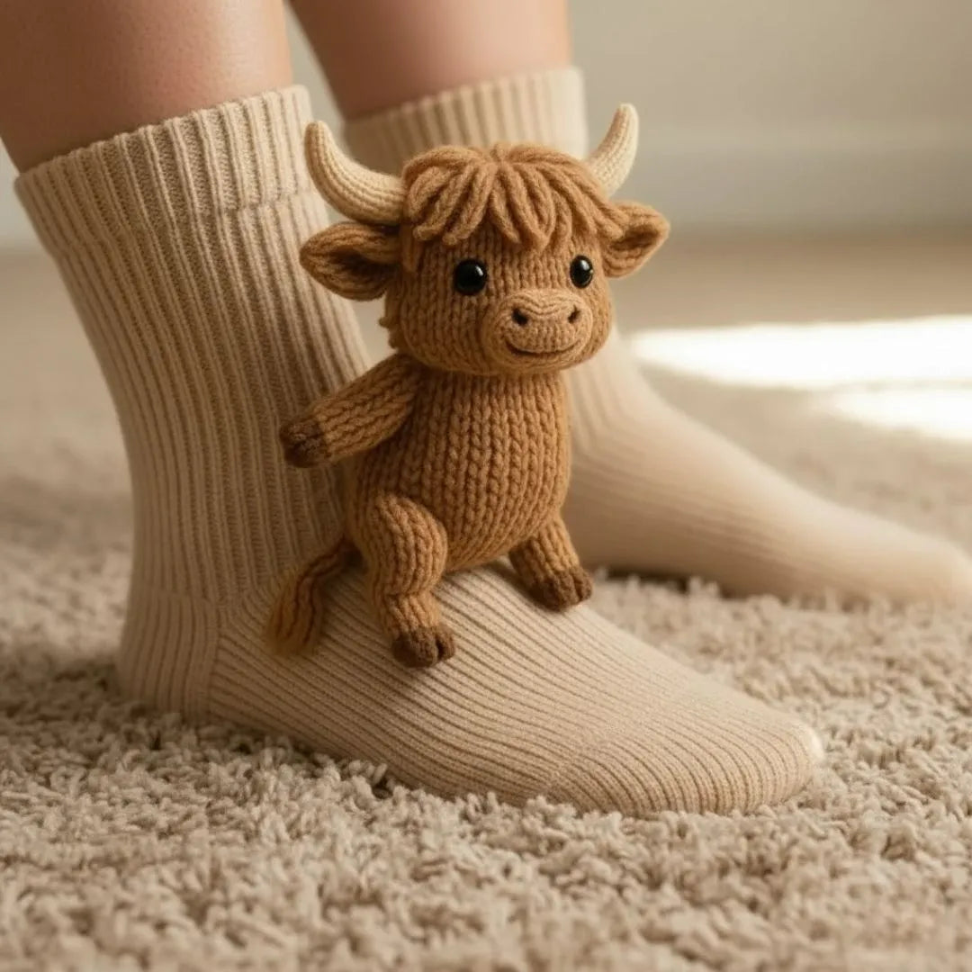 Helvano | Kuschelige Tiermotiv-Socken für Erwachsene