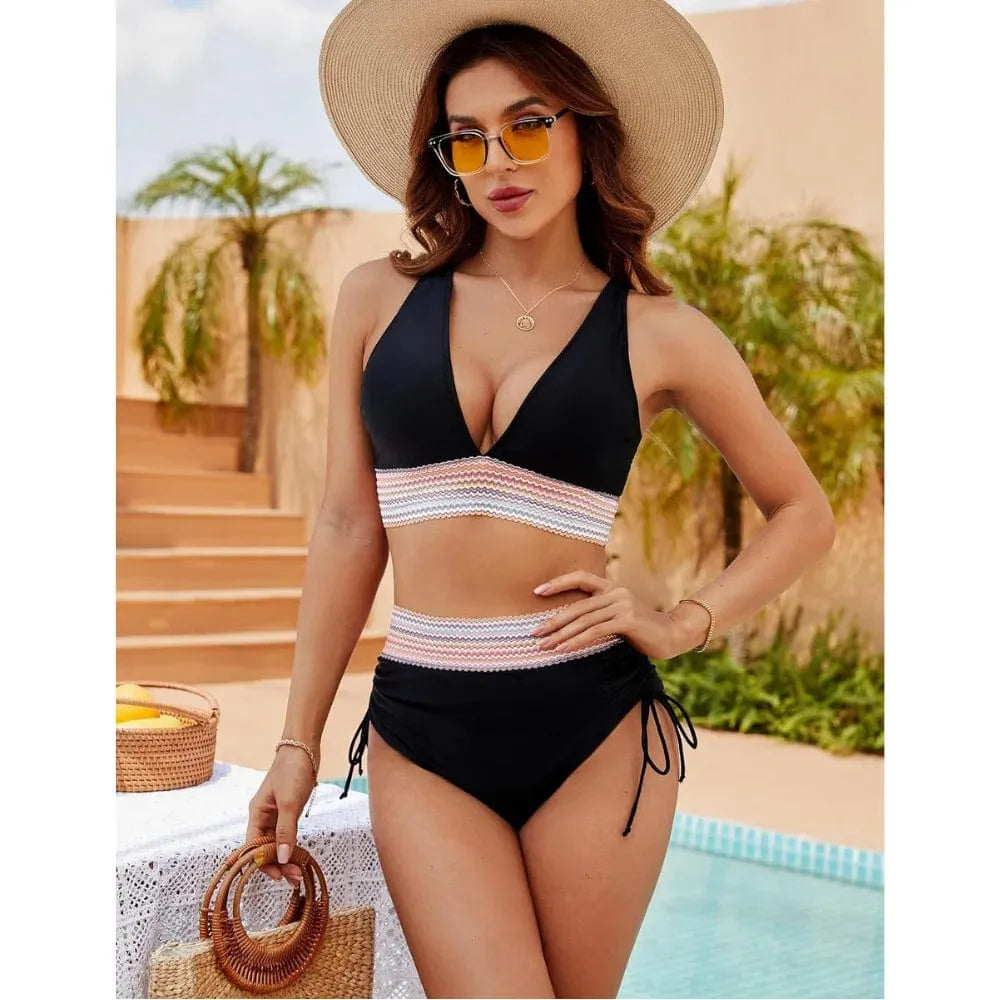 Helvano | Shaping Bikini mit hohem Bund für Damen