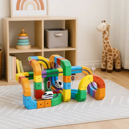 Helvano | 3D Eisenbahn-Set für Kinder