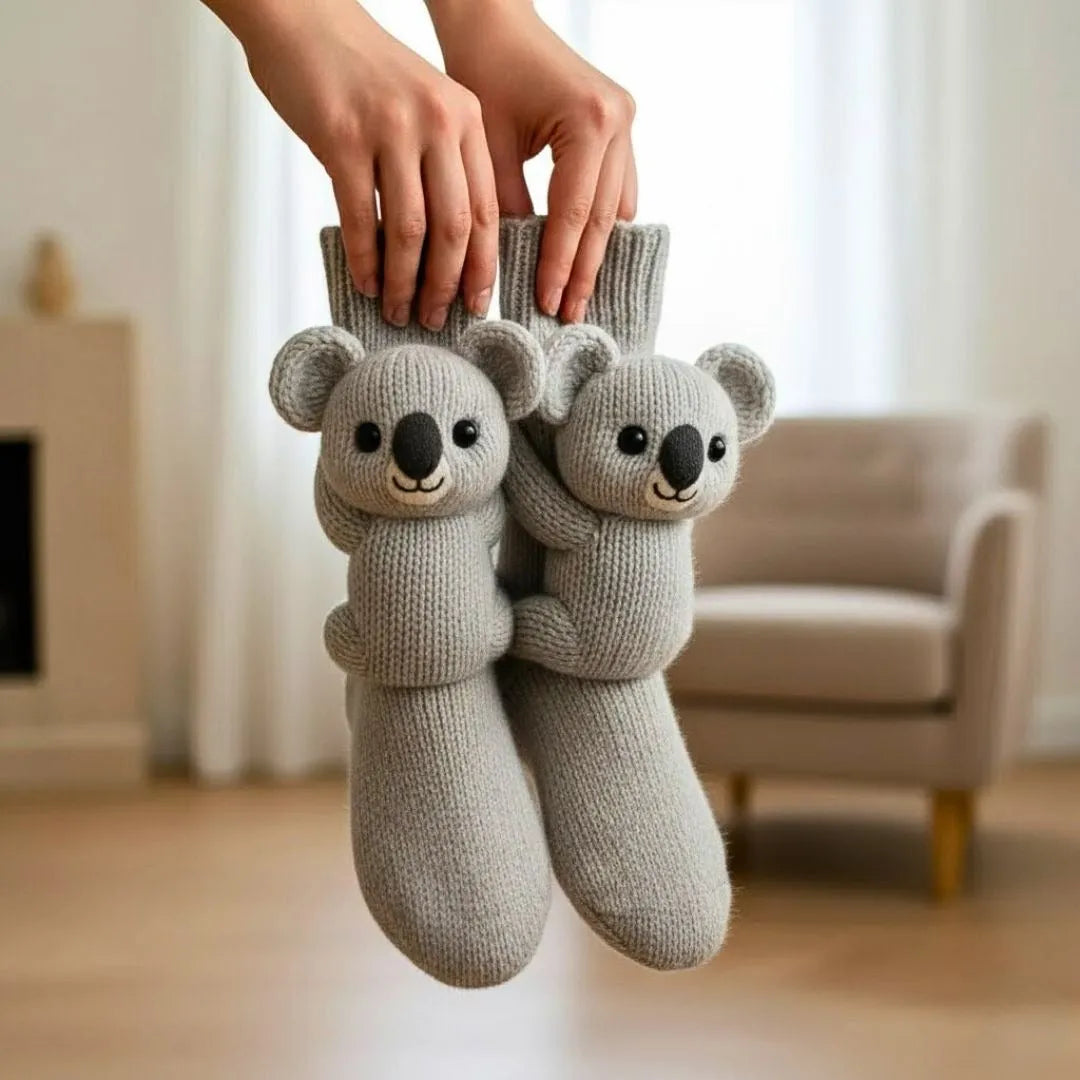 Helvano | Kuschelige Tiermotiv-Socken für Erwachsene