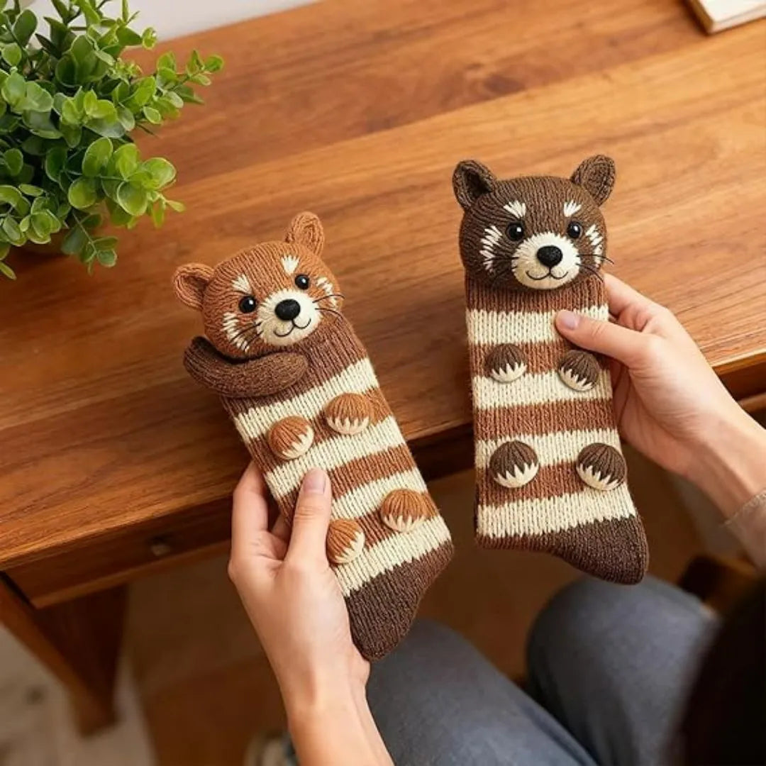 Helvano | Kuschelige Tiermotiv-Socken für Erwachsene