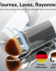 Helvano | 2-in-1 Foundation Stick mit Pinsel