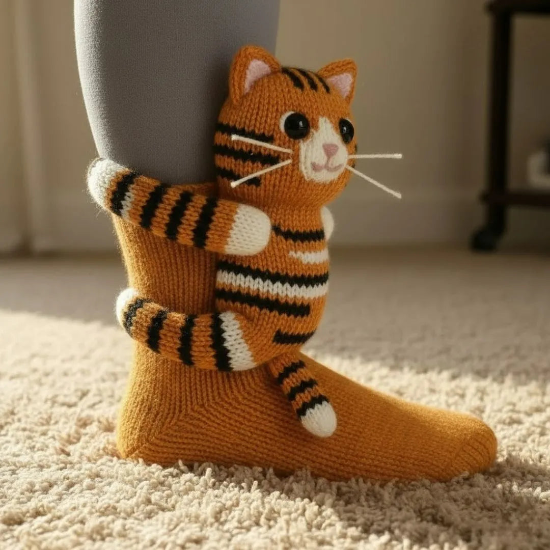 Helvano | Kuschelige Tiermotiv-Socken für Erwachsene