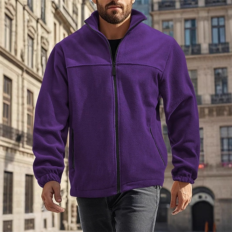 Helvano | Herrenjacke mit Stehkragen und Reissverschluss