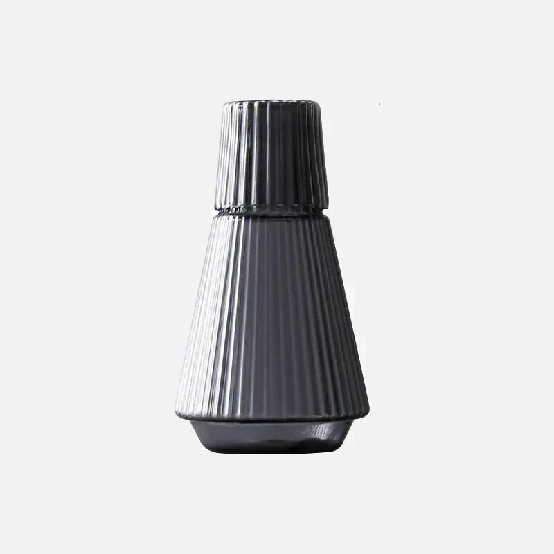 Helvano | Karaffe mit Glas – strukturiertes Glas-Set