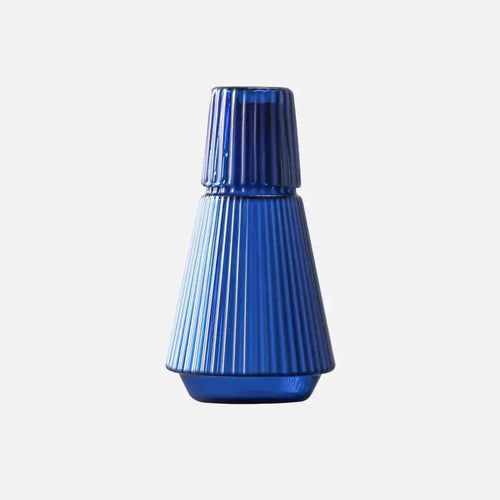 Helvano | Karaffe mit Glas – strukturiertes Glas-Set