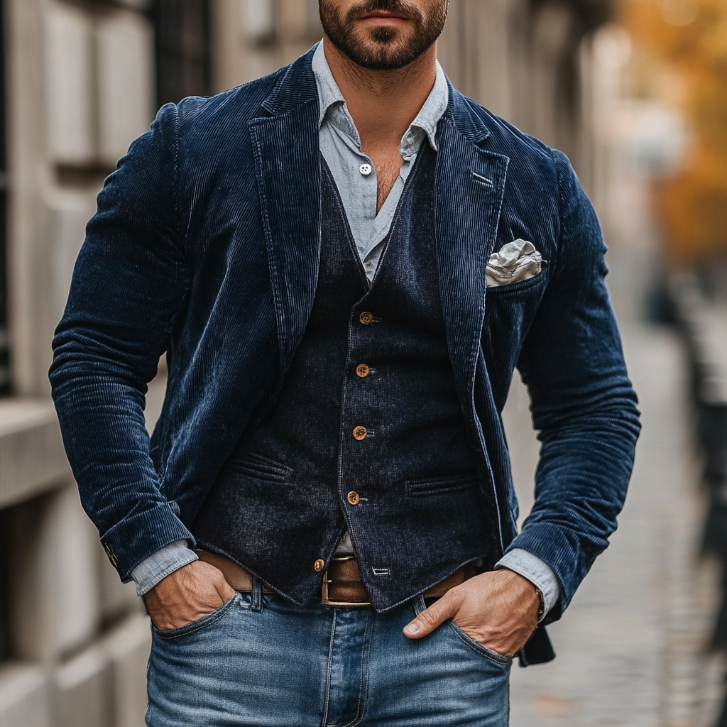 Helvano | Vintage Blazer-Set für Herren