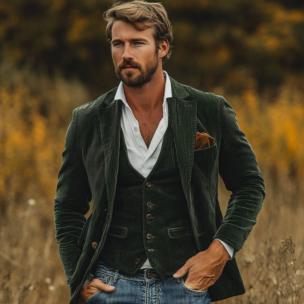 Helvano | Vintage Blazer-Set für Herren