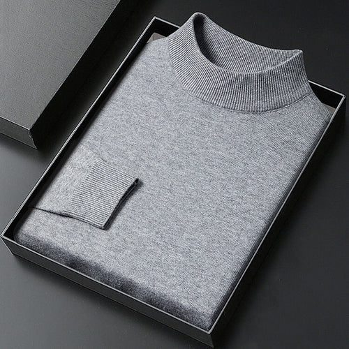 Helvano | Strickpullover mit Stehkragen für Herren