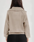 Helvano | Troyer-Sweatshirt mit Reverskragen für Damen
