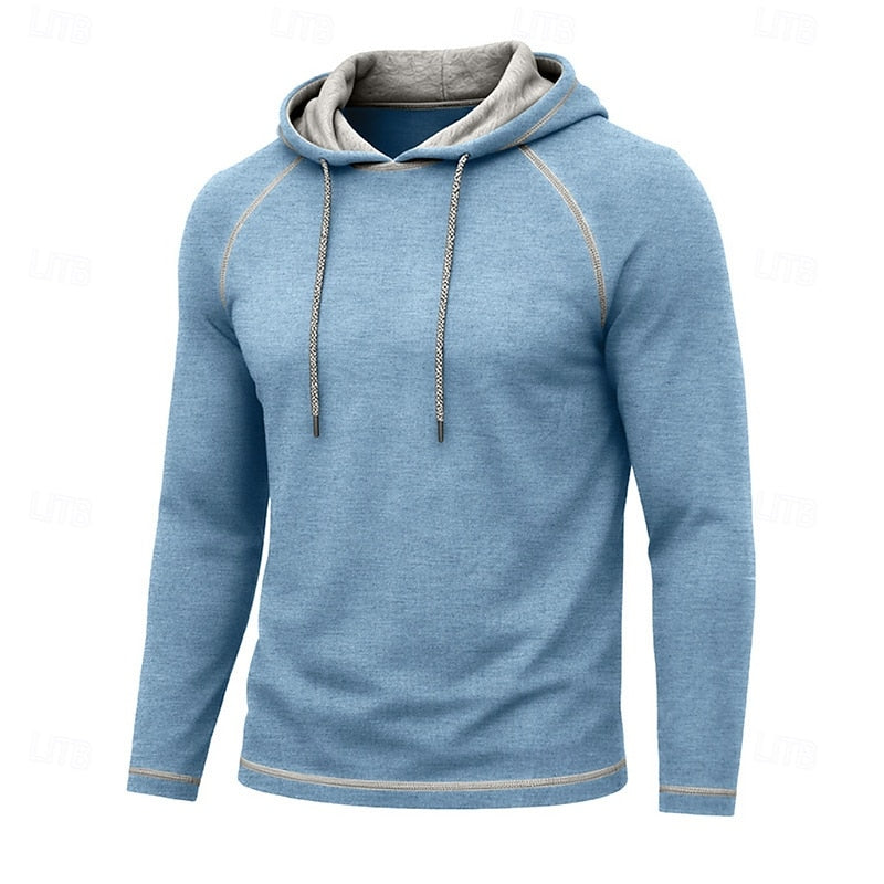 Helvano | Klassischer Kapuzenpullover mit Kordelzug für Herren