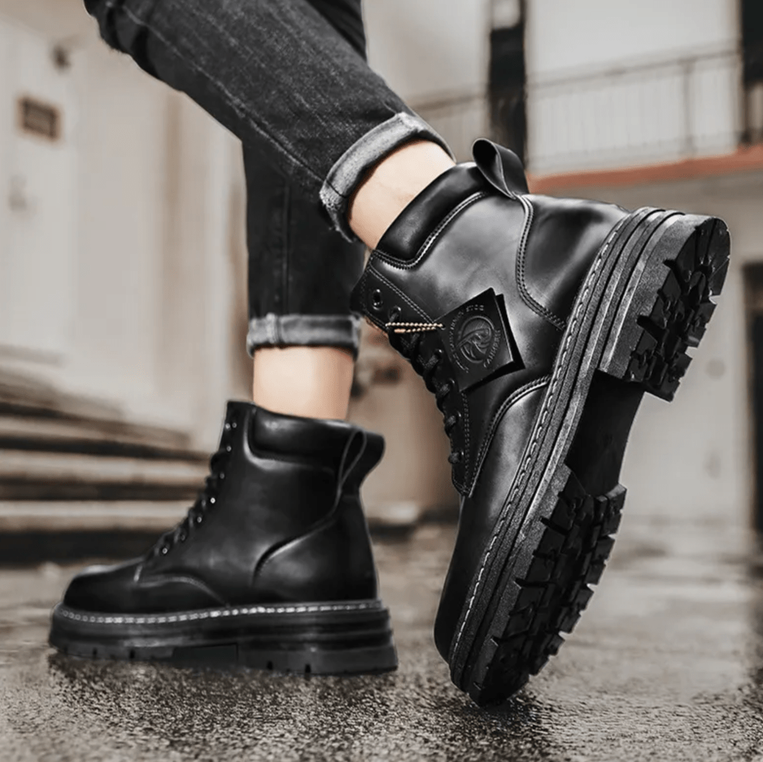 Helvano | Herren Boots zum Schnüren mit dicker Sohle