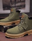 Helvano | Herren Boots zum Schnüren mit dicker Sohle