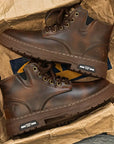 Helvano | Herren Leder-Schnürboots Knöchelhoch