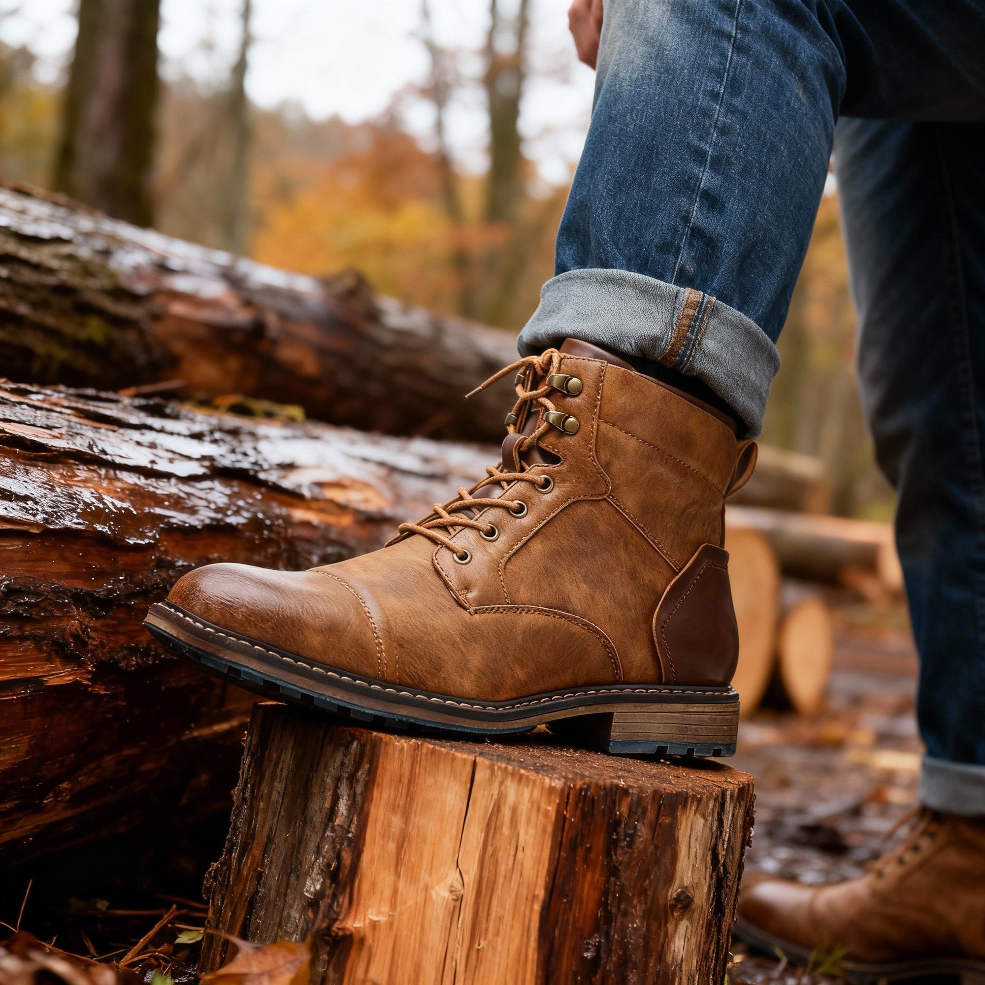 Helvano | Herren Schnürstiefeletten für Herbst &amp; Büro
