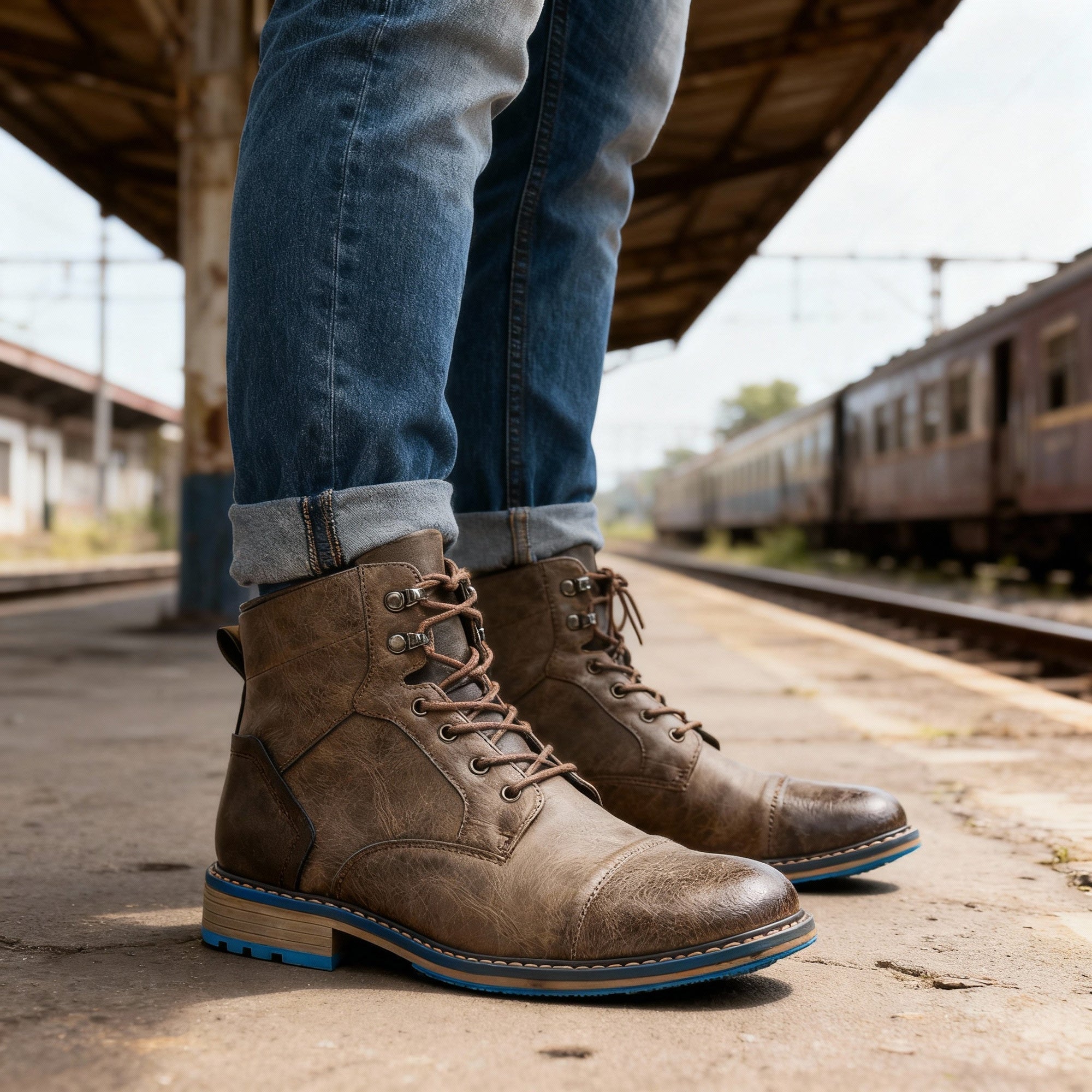 Helvano | Herren Schnürstiefeletten für Herbst &amp; Büro
