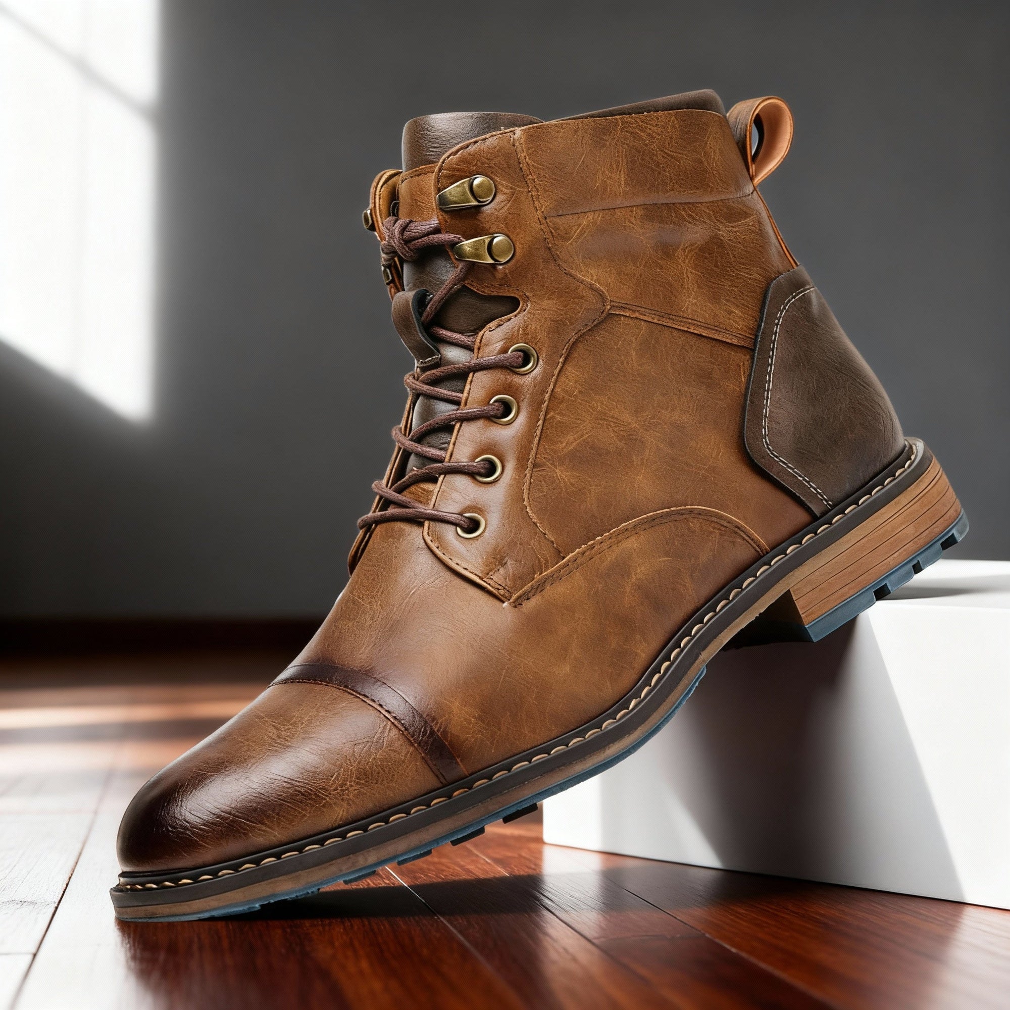 Helvano | Herren Schnürstiefeletten für Herbst &amp; Büro