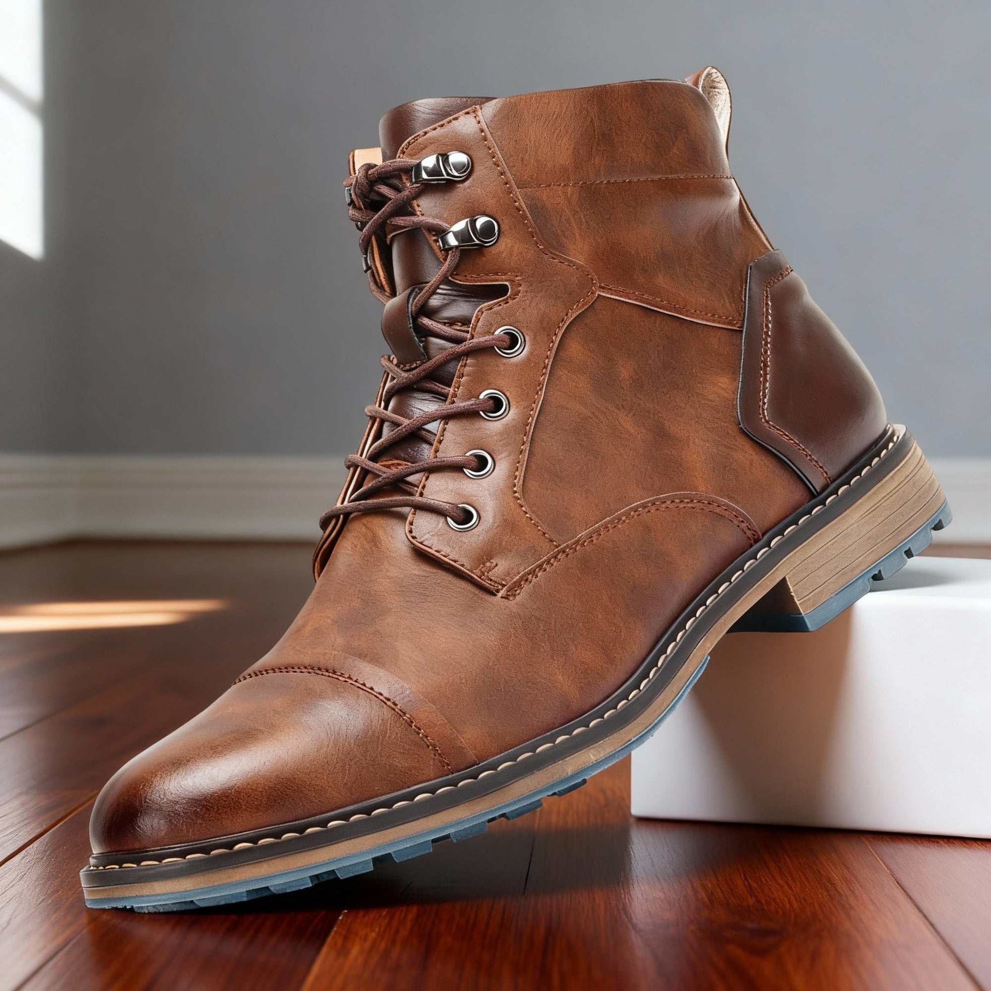 Helvano | Herren Schnürstiefeletten für Herbst &amp; Büro
