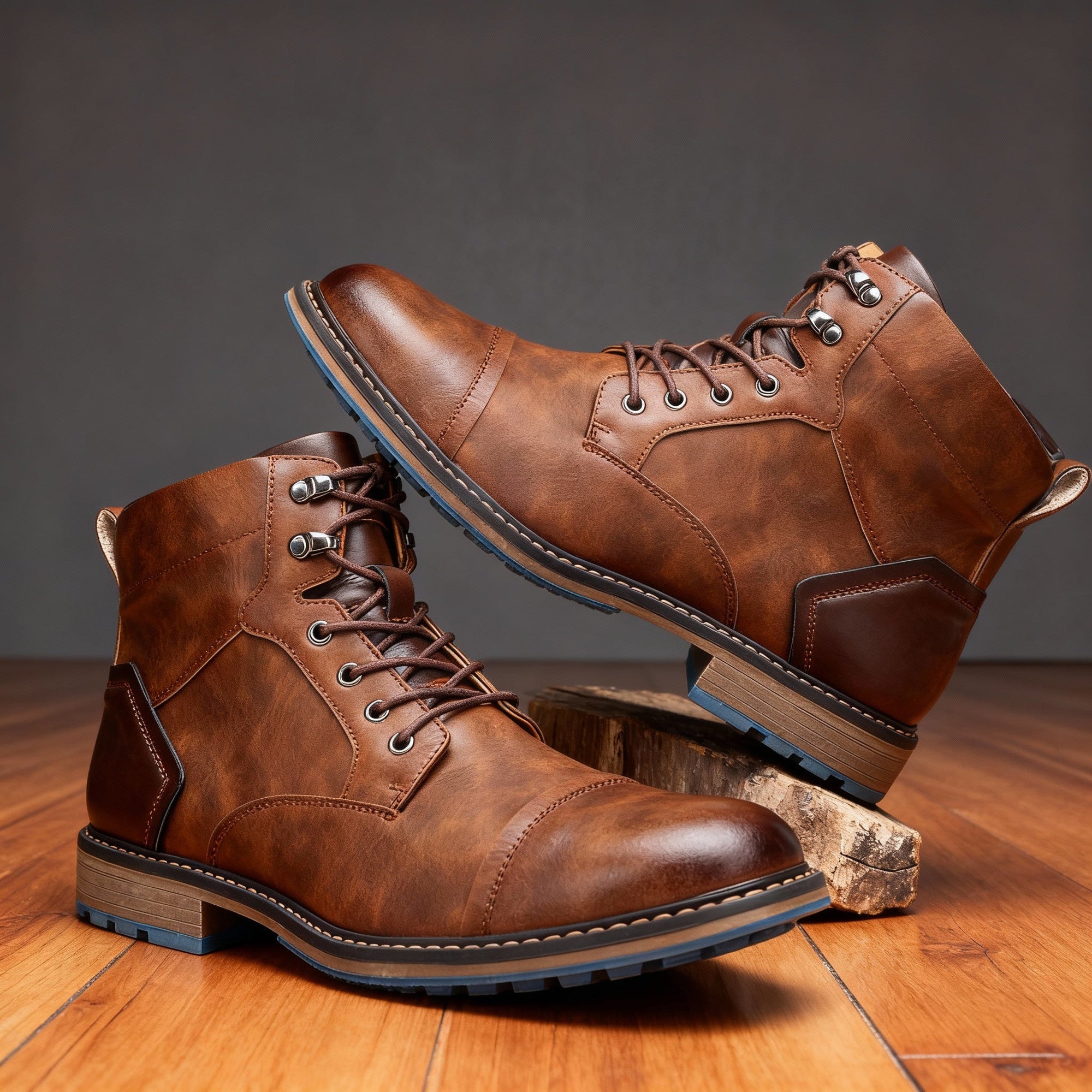 Helvano | Herren Schnürstiefeletten für Herbst &amp; Büro