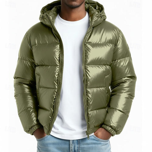 Helvano | Gesteppte Herren-Pufferjacke mit Kapuze
