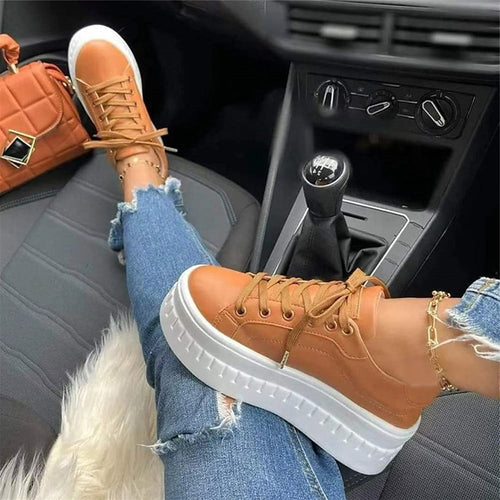 Helvano | Plateau-Boots mit Schnürung für Damen