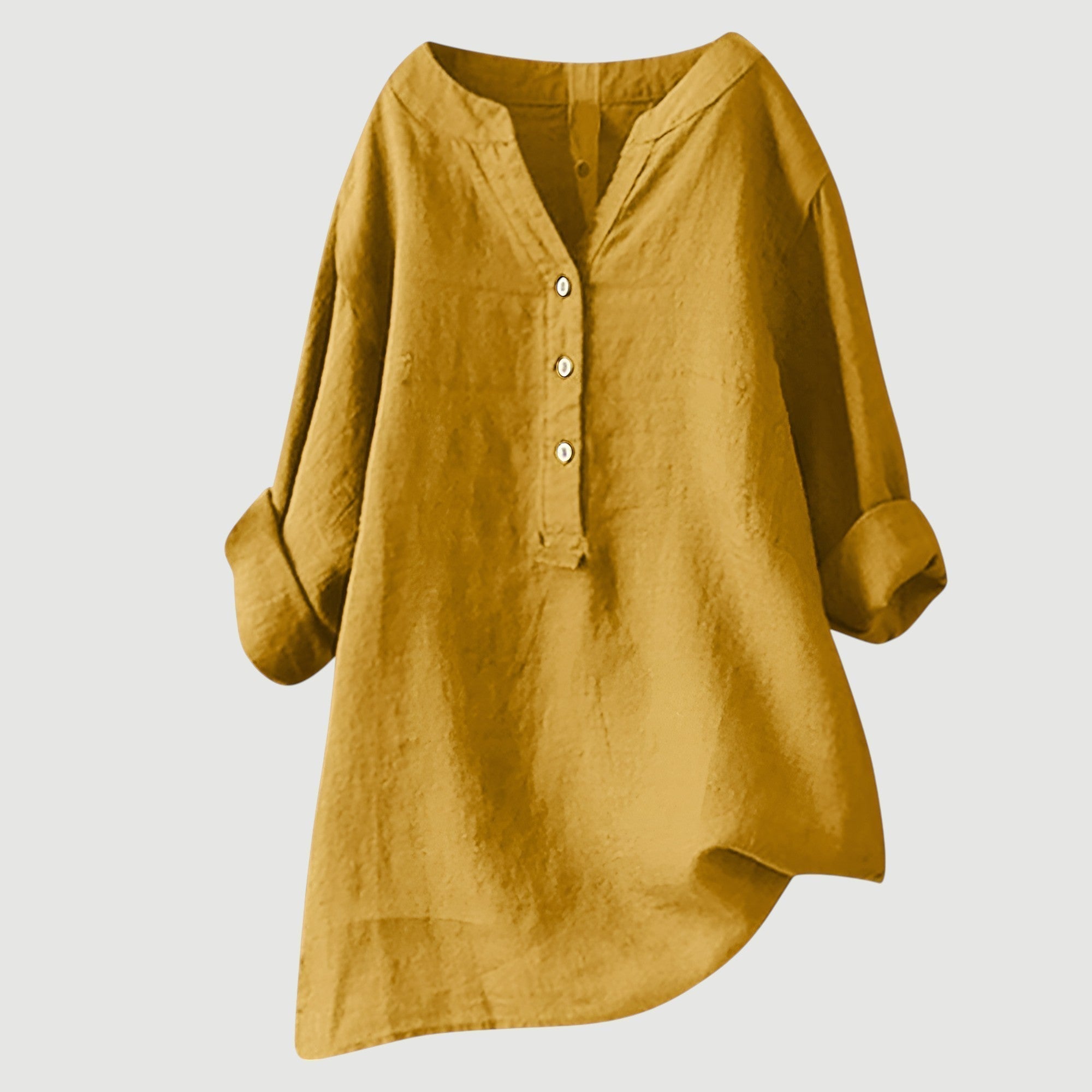 Helvano | Leinen-Blend Bluse für Damen
