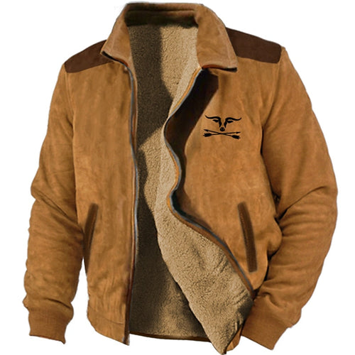 Helvano | Herren Jacke mit Fleecefutter und Reissverschluss