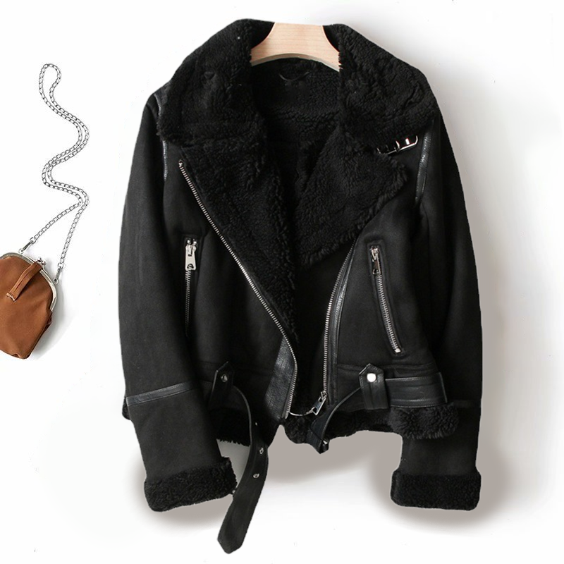 Helvano | Sherpa-Fleece-Bomberjacke für Damen