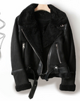 Helvano | Sherpa-Fleece-Bomberjacke für Damen