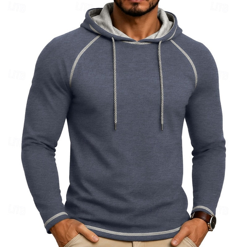 Helvano | Klassischer Kapuzenpullover mit Kordelzug für Herren