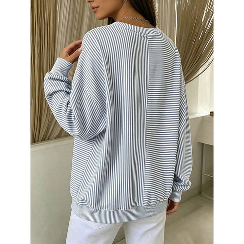 Helvano | Gestreiftes Relaxed Sweatshirt für Damen