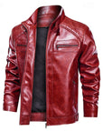 Helvano | Klassische Bikerjacke für Herren
