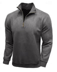 Helvano | Troyer-Sweatshirt mit Stehkragen für Herren
