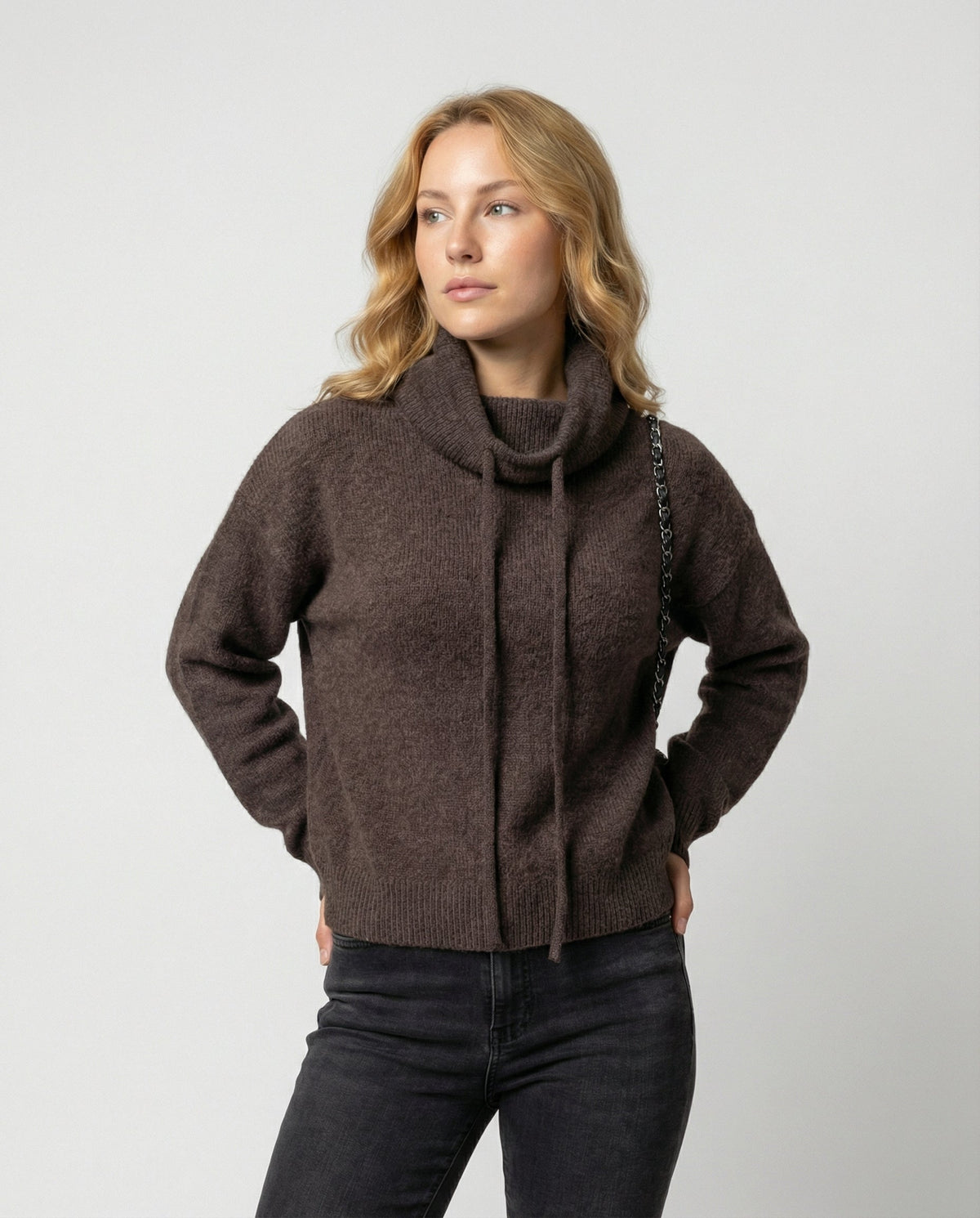 Helvano | Damen Rollkragenpullover aus Merinowolle