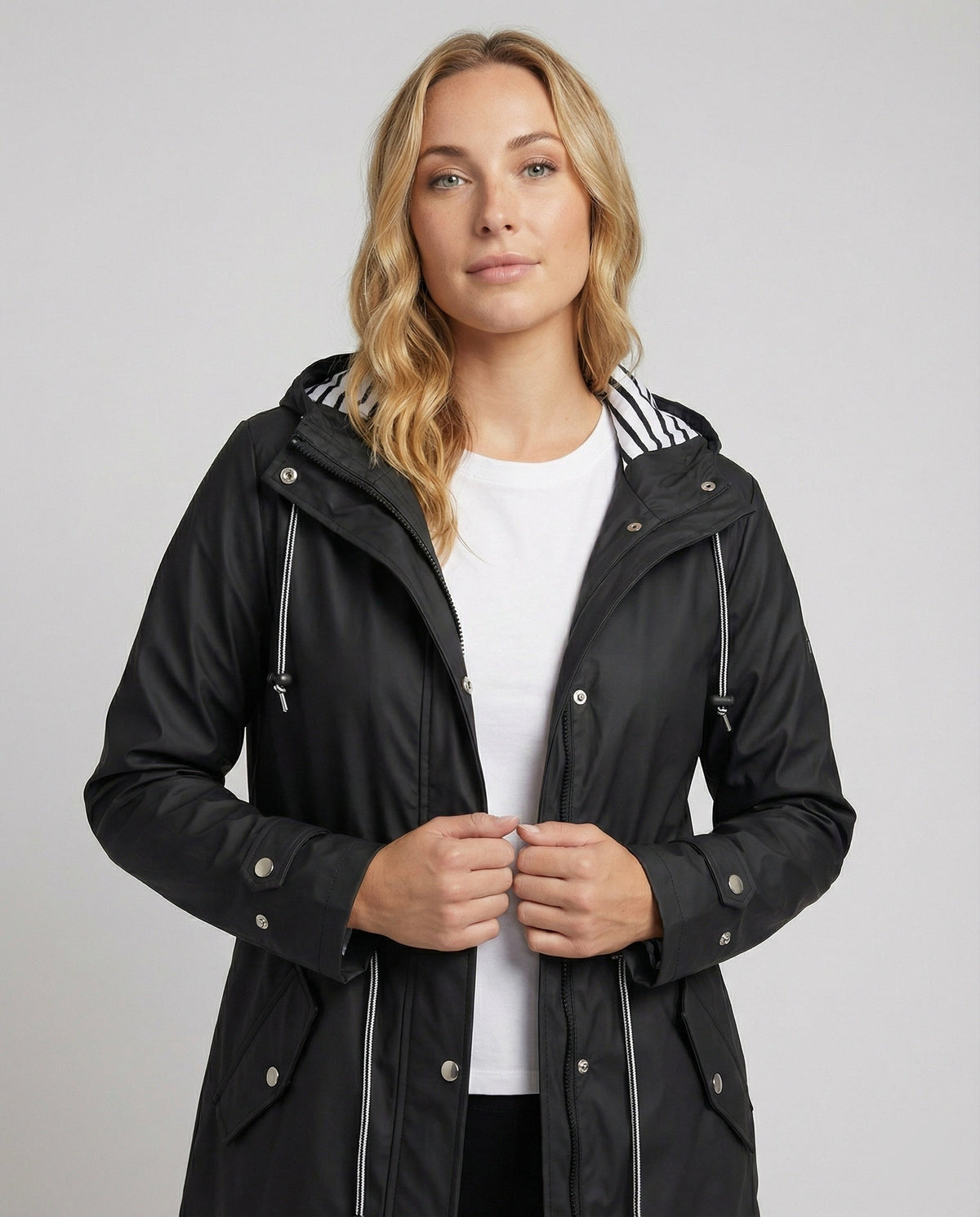 Helvano | Regenjacke mit Kapuze für Damen
